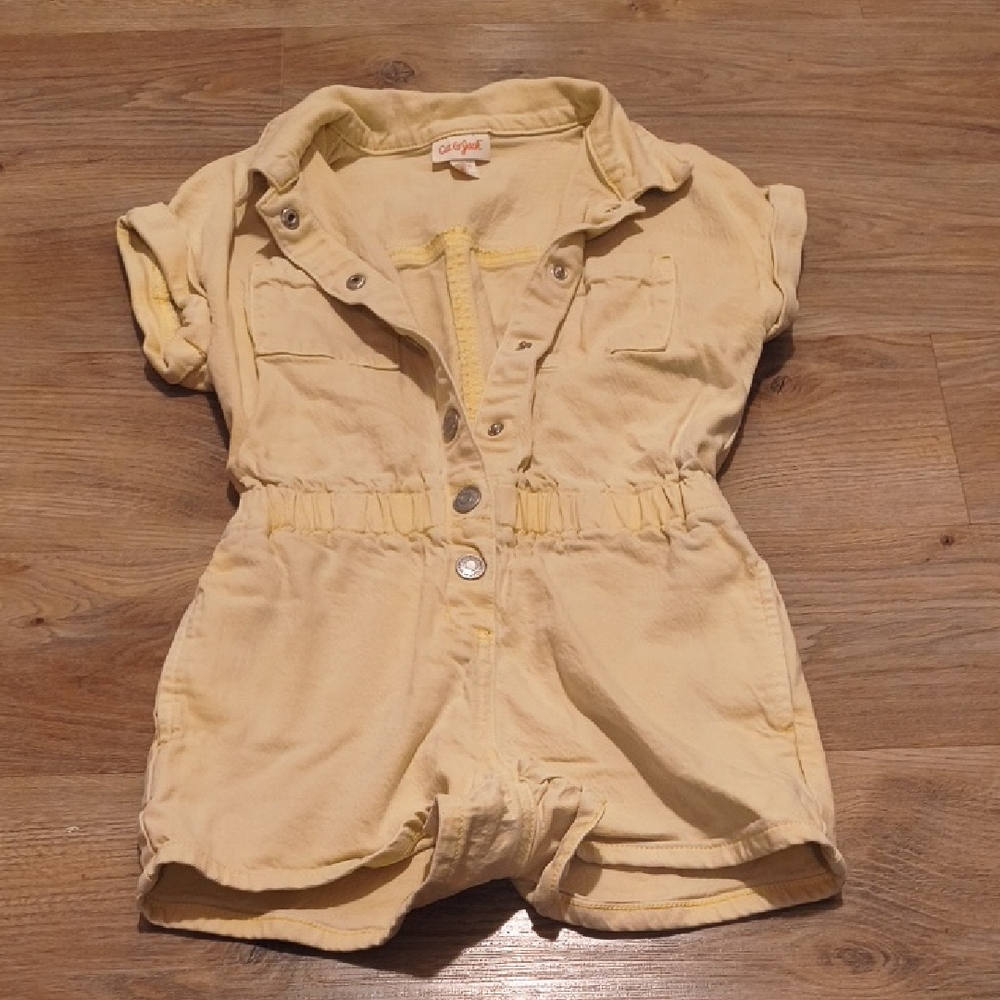Cat & Jack Light Yellow Kids Romper